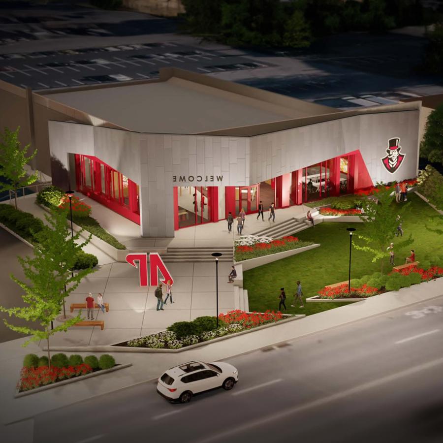 Rendering of the Welcome Center